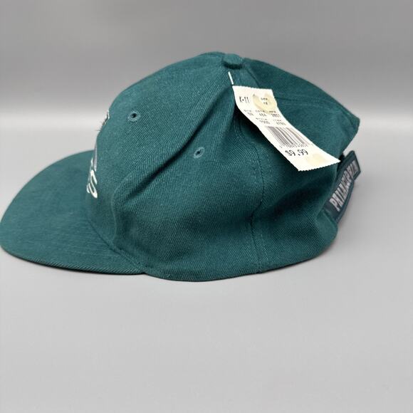 Vintage 90s Philadelphia Eagles NFL Game Day Strap Hat NWT Green - Picture 4 of 7